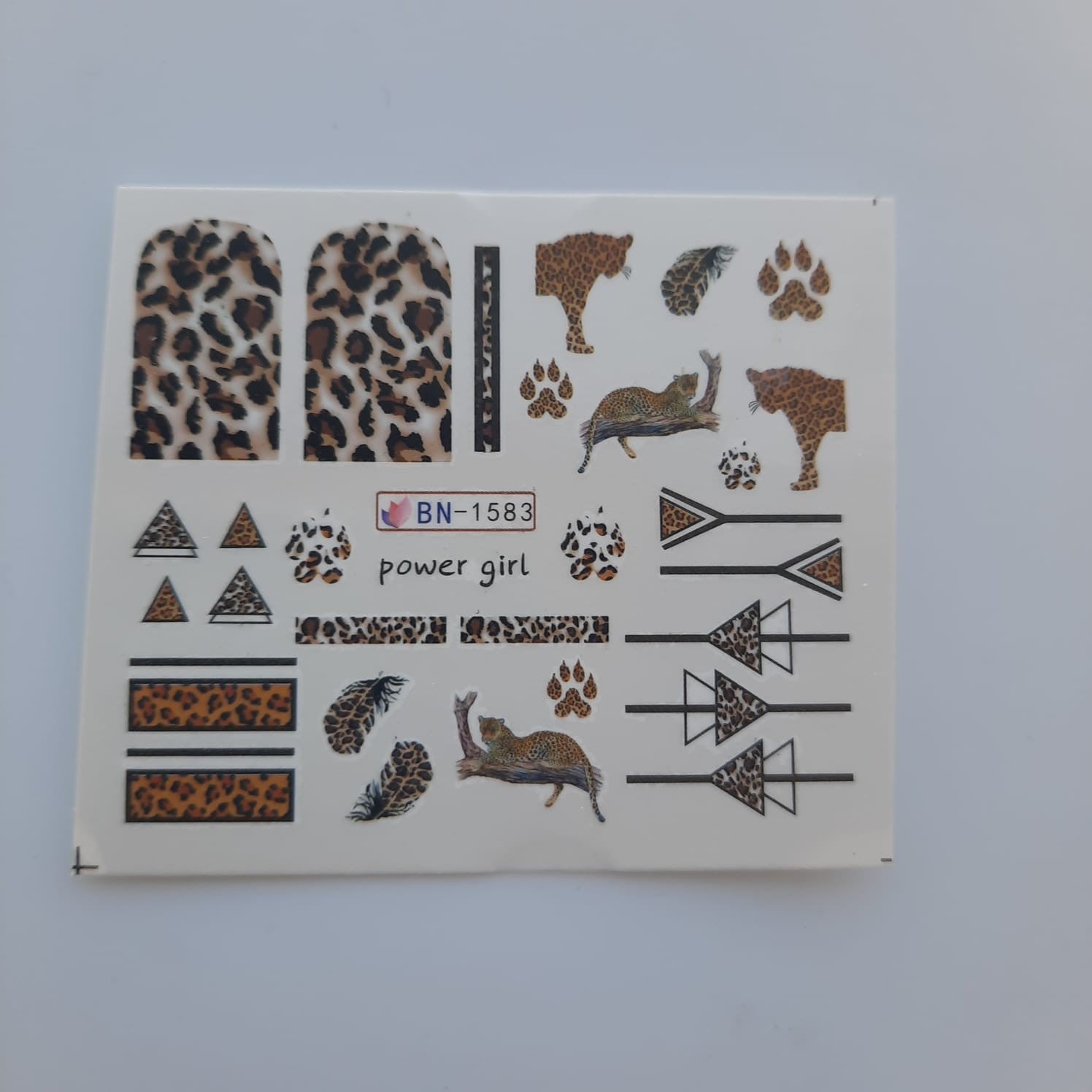 Tatuaje al agua animal print 1583