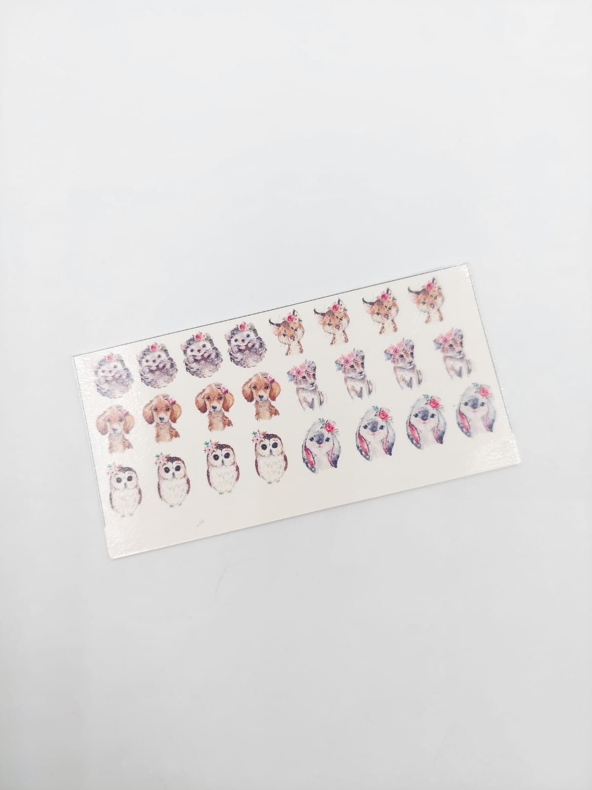 Tatuaje al agua animales acuarelados S Miawsticker