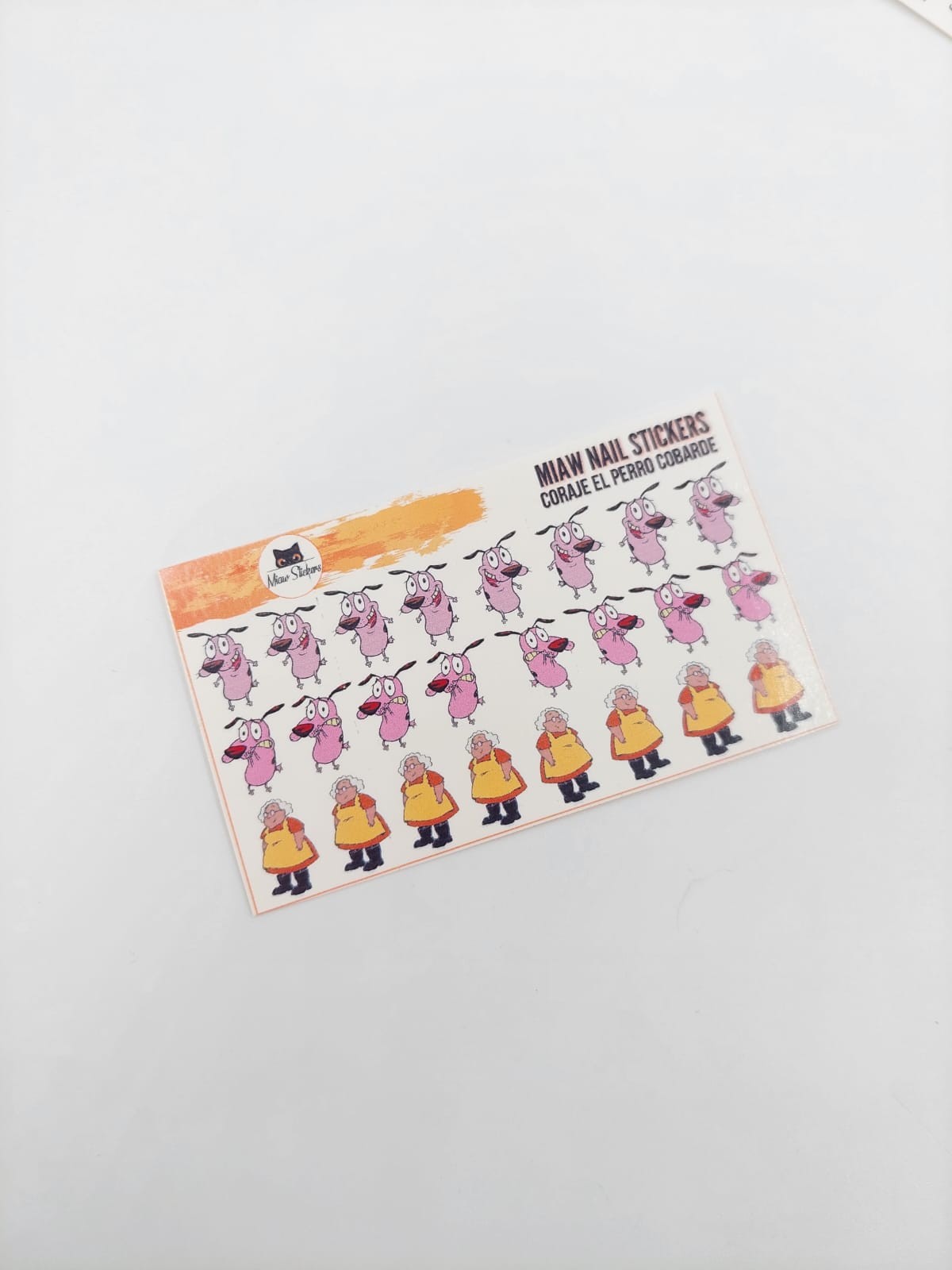 Tatuaje al agua coraje S Miawsticker