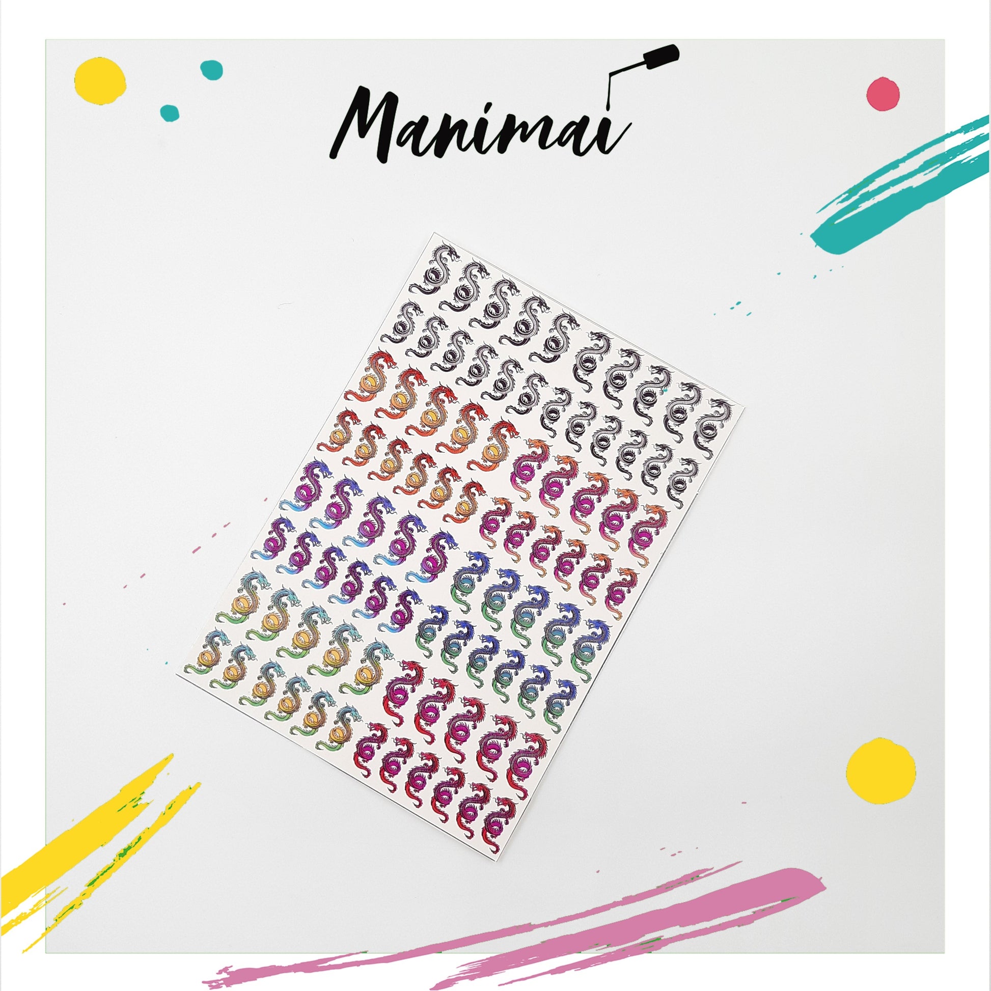 Tatuaje al agua Dragon L Miawsticker