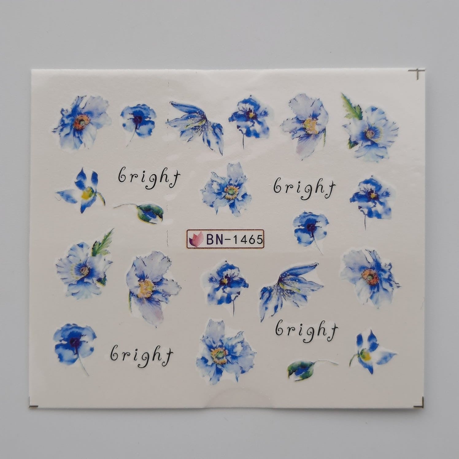 Tatuaje al agua flores 1465