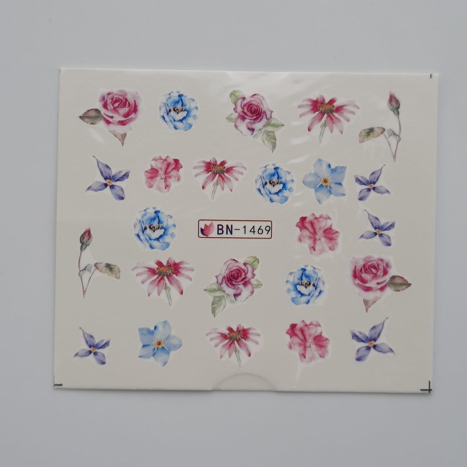 Tatuaje al agua flores 1469