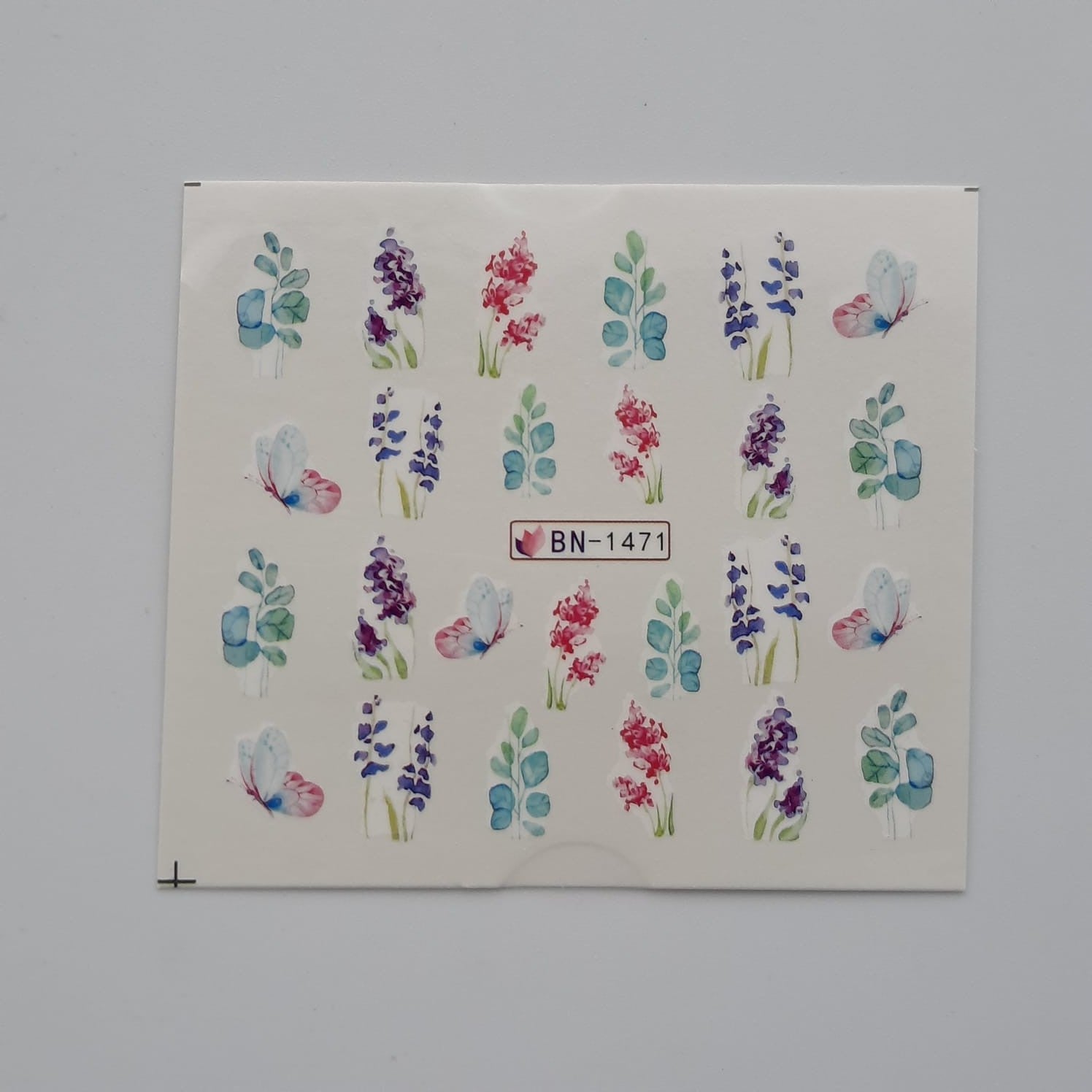 Tatuaje al agua flores 1471