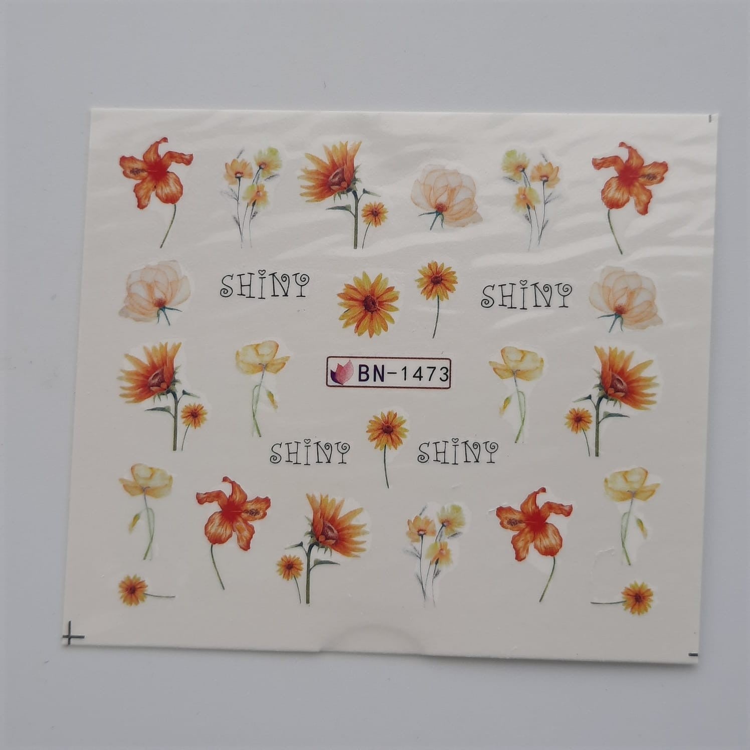 Tatuaje al agua flores 1473