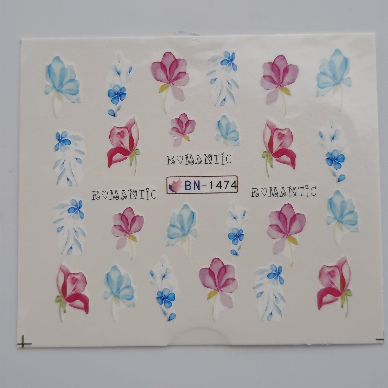 Tatuaje al agua flores 1474