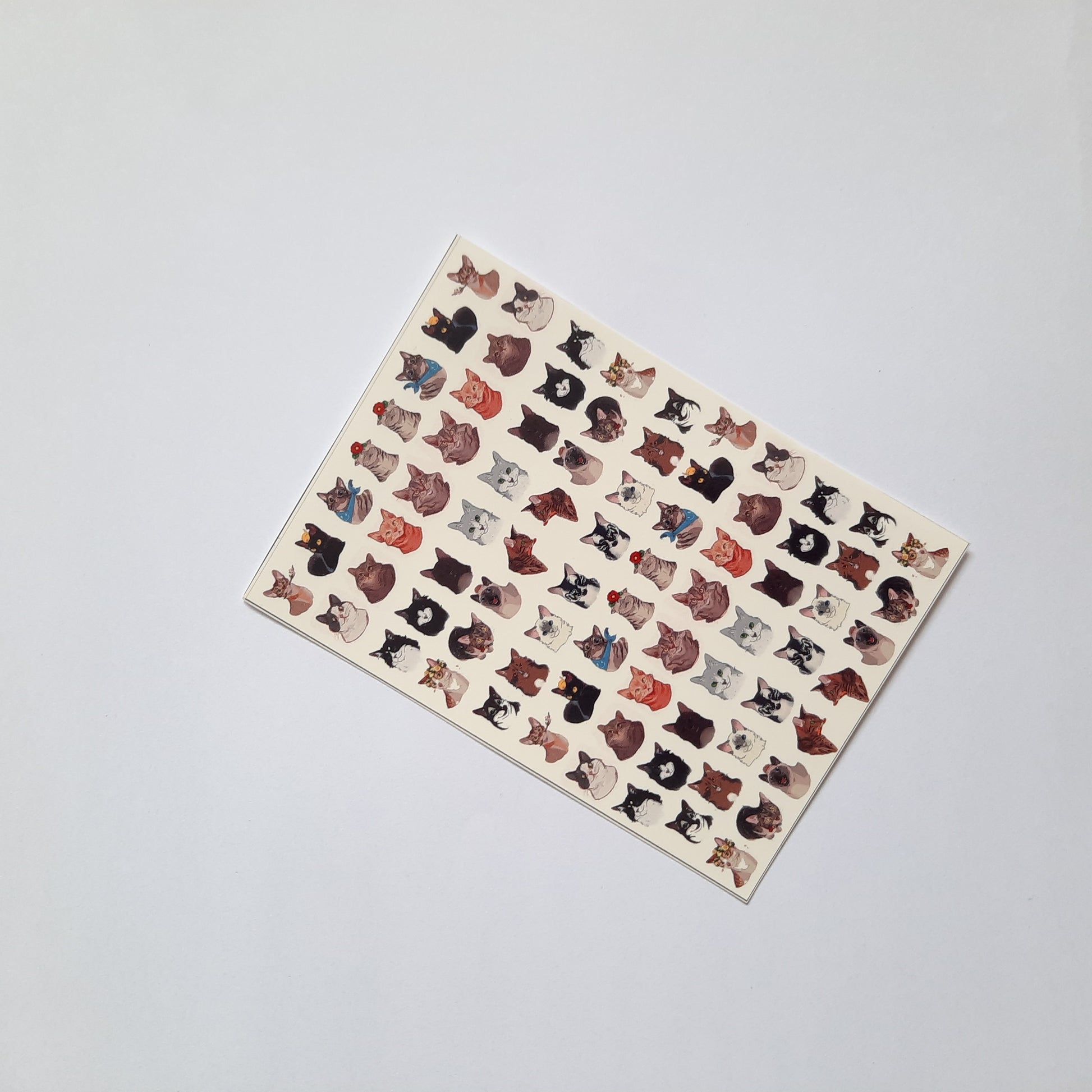 Tatuaje al agua gatos 2 L Miawsticker