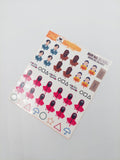 Tatuaje al agua juegos del calamar M  Miawsticker