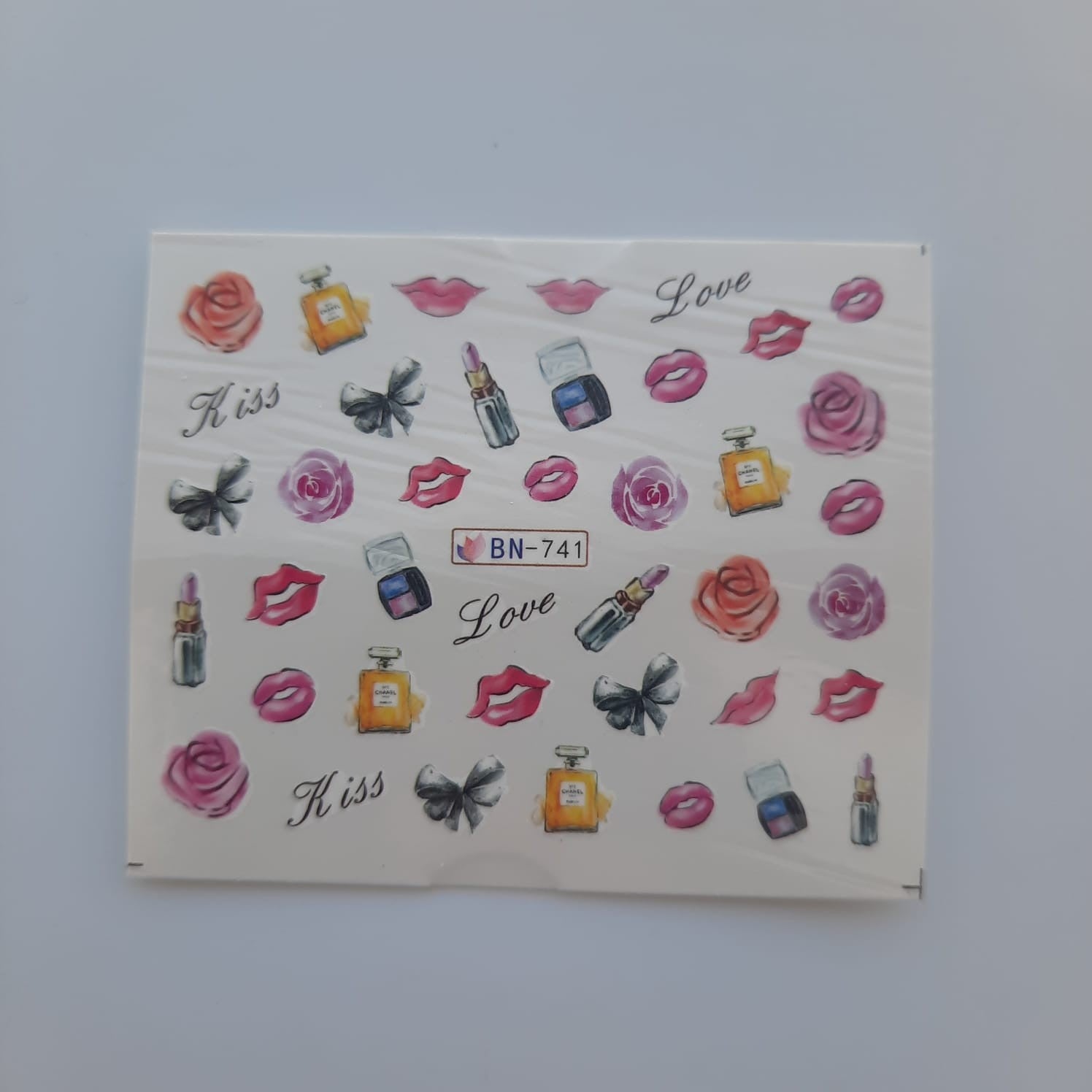 Tatuaje al agua  love 741