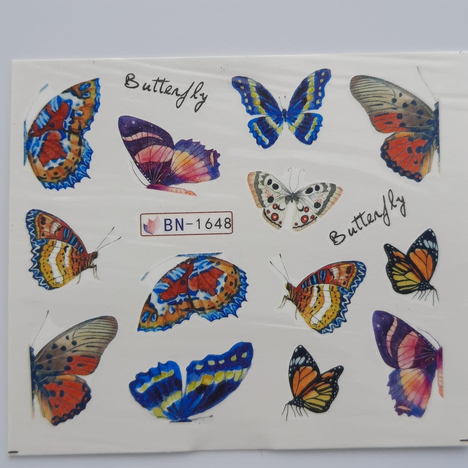 Tatuaje al agua mariposa 1648