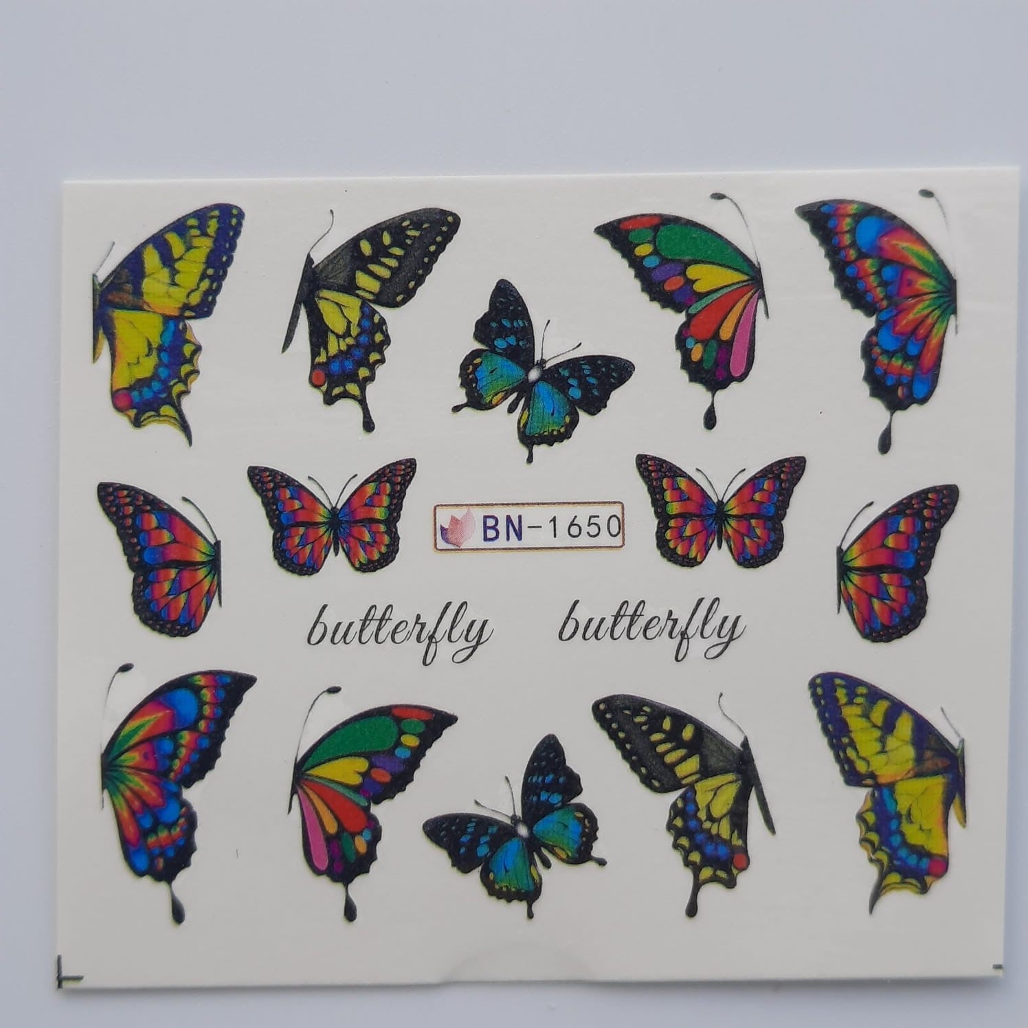 Tatuaje al agua mariposa 1650