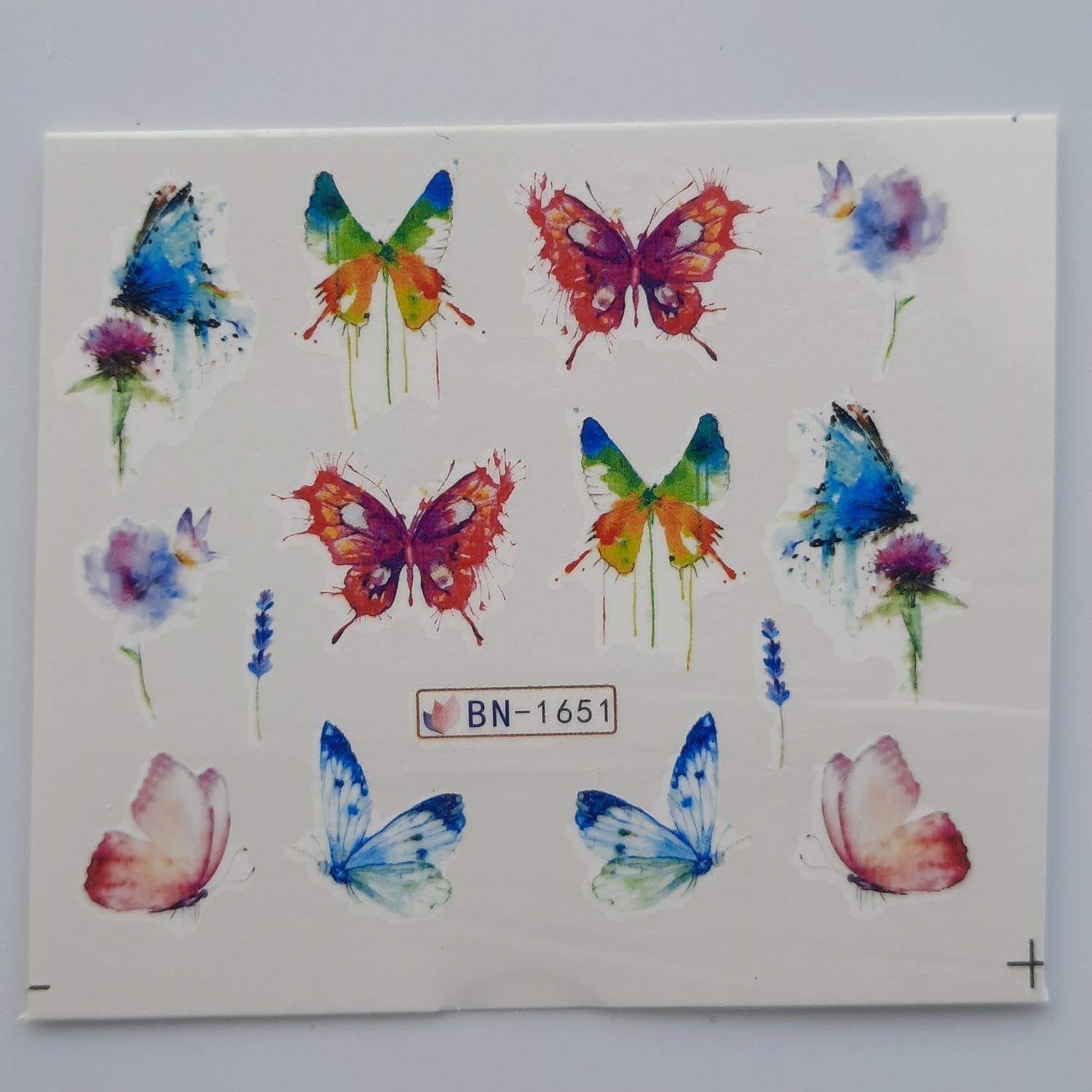 Tatuaje al agua mariposa 1651