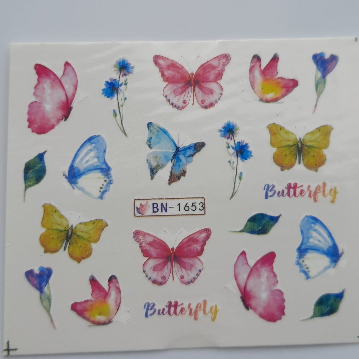 Tatuaje al agua mariposa 1653