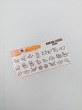 Tatuaje al agua origami S  Miawsticker