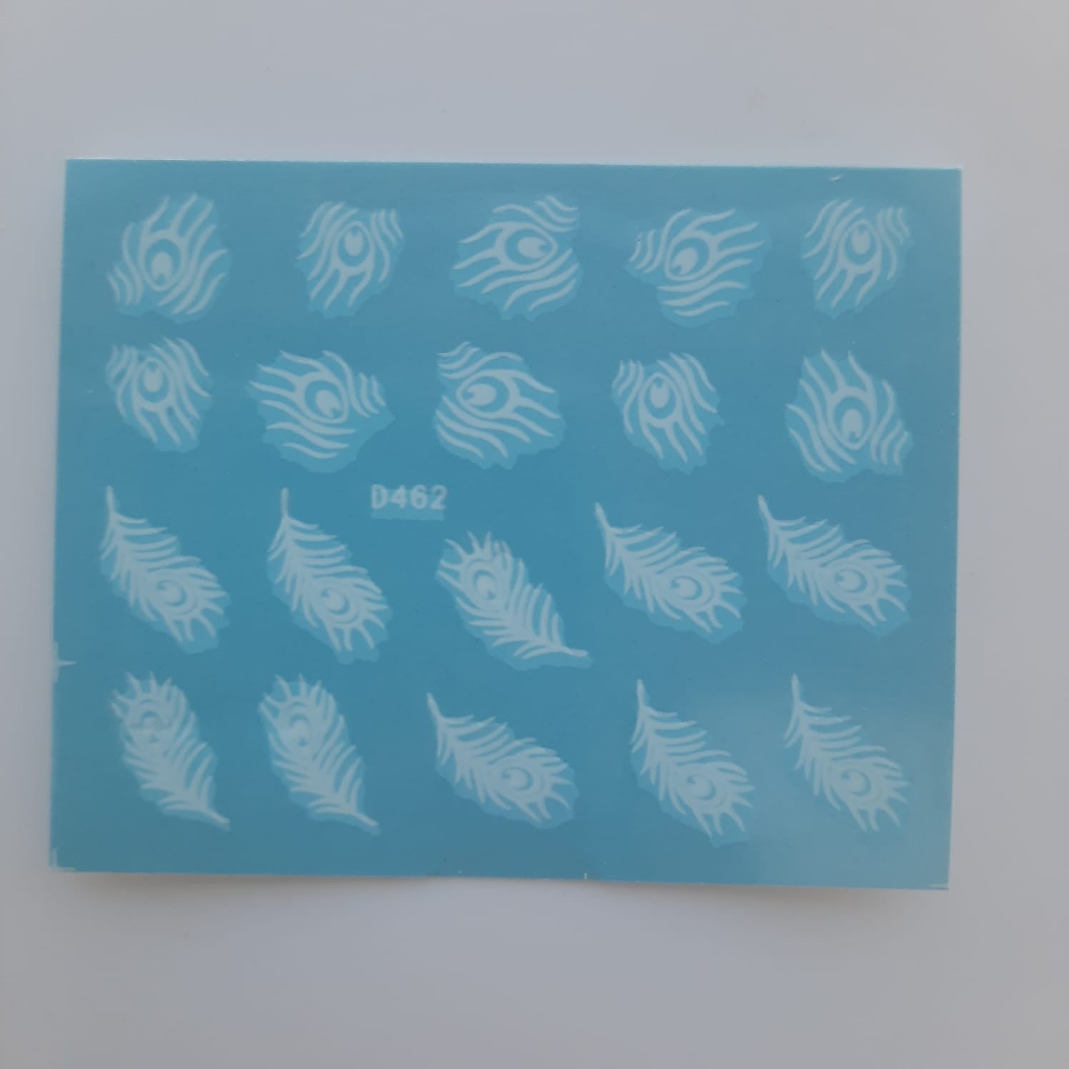 Tatuaje al agua plumas D462