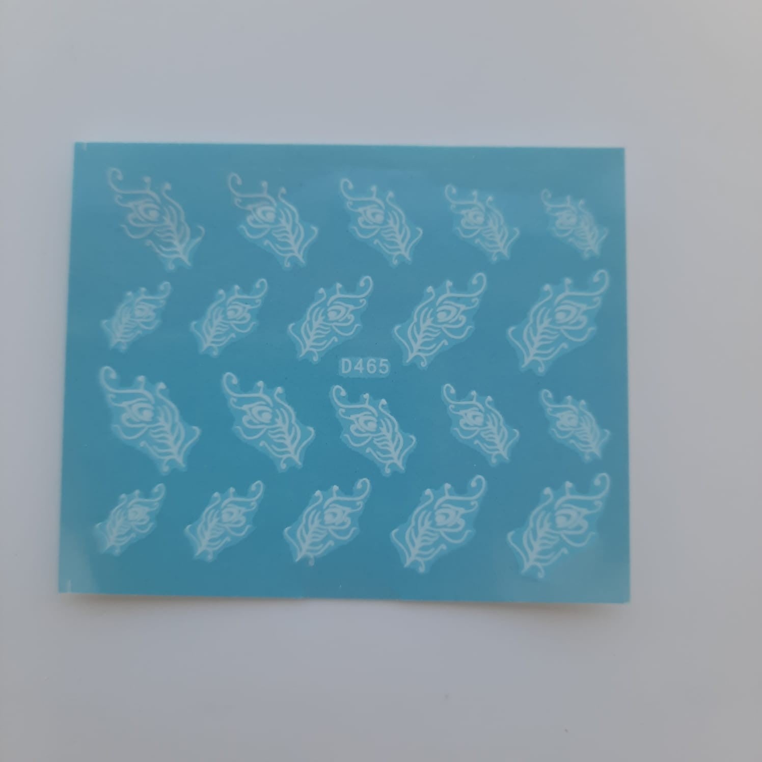 Tatuaje al agua plumas D465