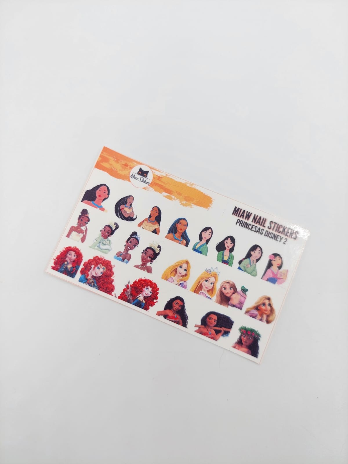 Tatuaje al agua princesas disney 2 S Miawsticker