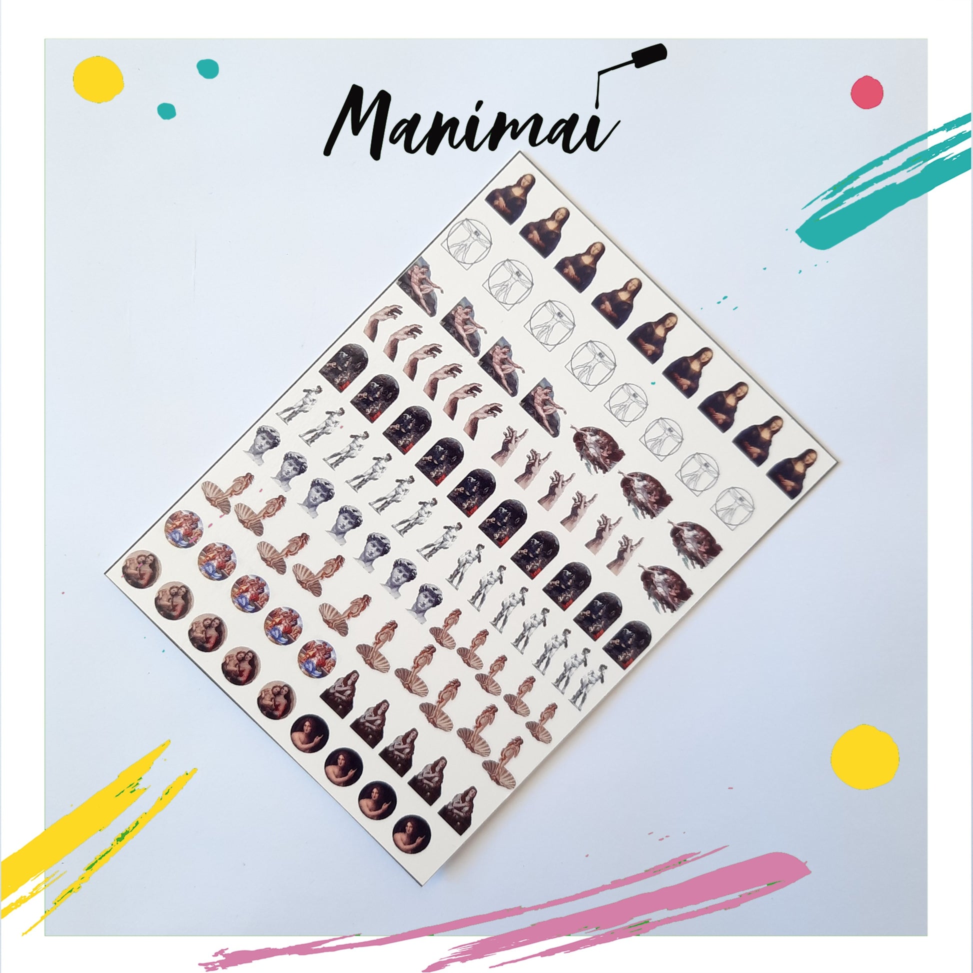 Tatuaje al agua Renacimiento L Miawsticker