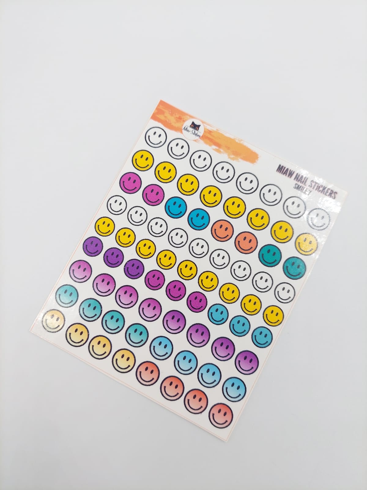 Tatuaje al agua smiley L Miawsticker