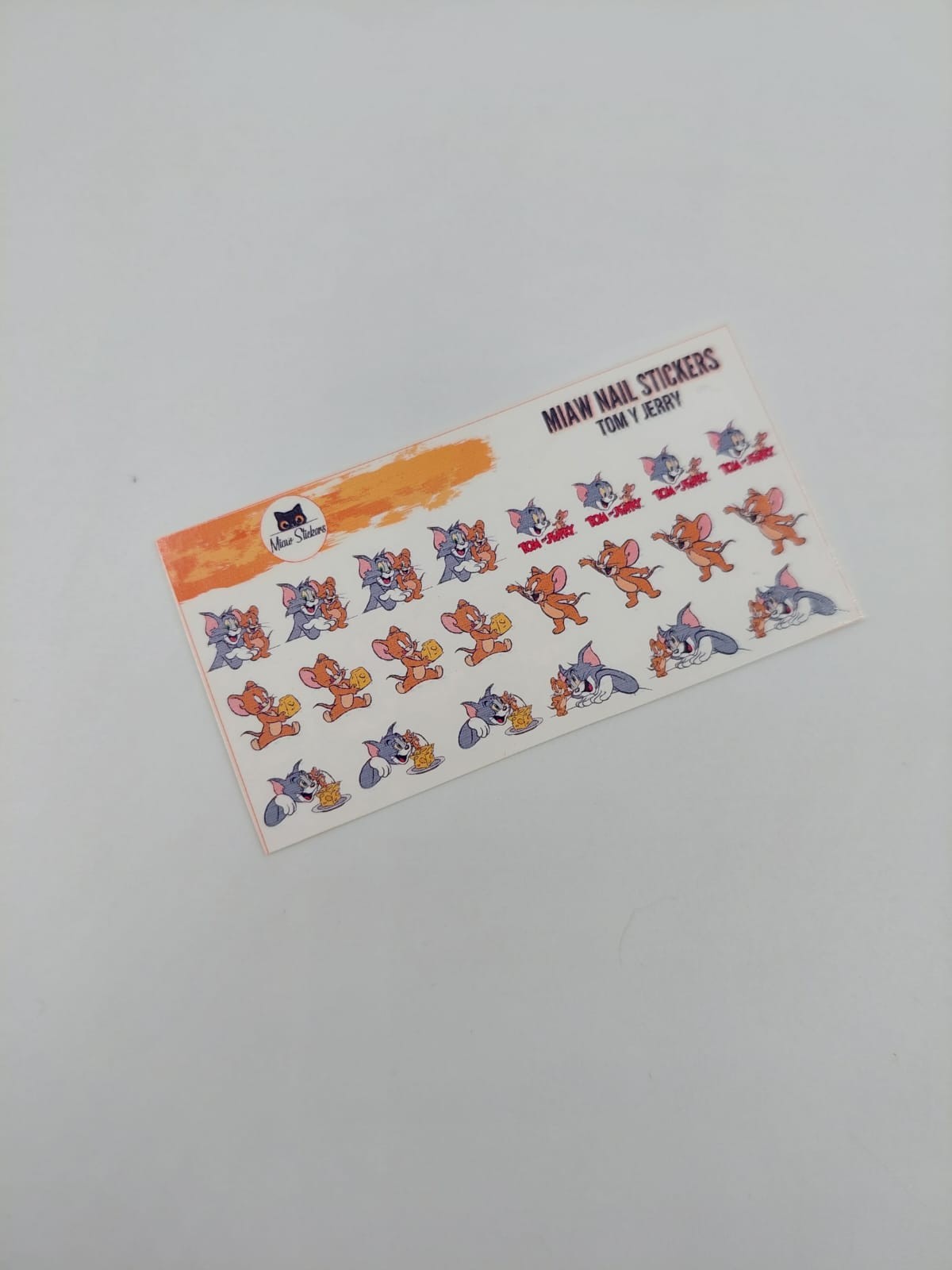 Tatuaje al agua Tom y Jerry S Miawsticker