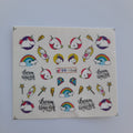 Tatuaje al agua  unicornio 1068