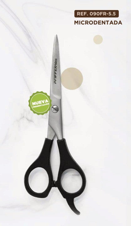 Tijera Estudiante Microdentada Mango Plastico 5.5 Pfiffery