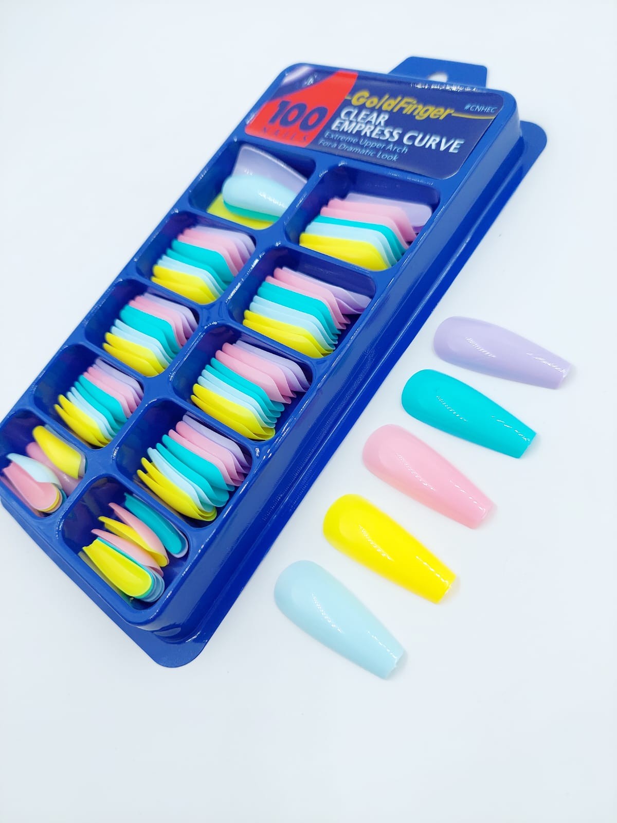 Tips colores press on  (100ud)