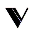 V HOLOGRAM STICKER
