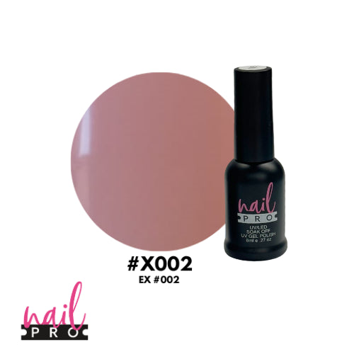 X002 Rosa Traslucido 8ml Nail Pro