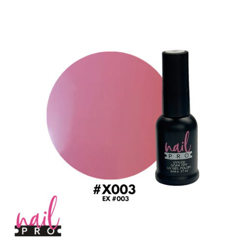 X003 Base de Francesa Rosa 8ml Nail Pro