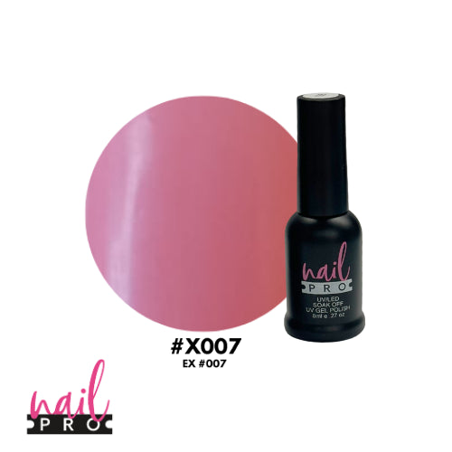 X007 Rosa Chicle 8ml Nail Pro