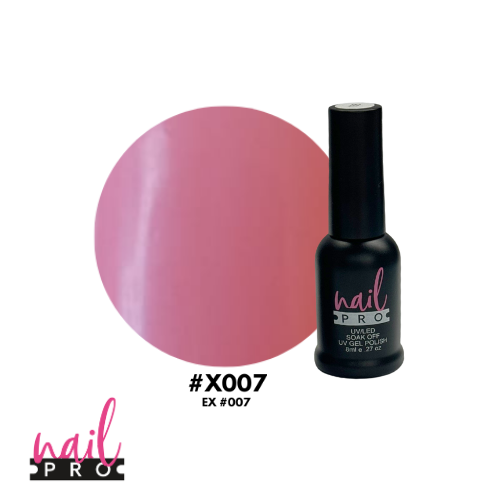 X007 Rosa Chicle 8ml Nail Pro