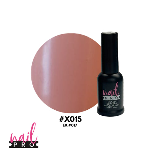 X015 Nude Rosa 8ml Nail Pro