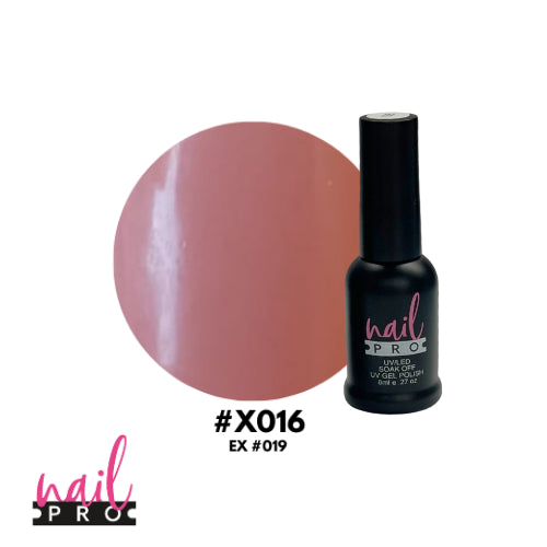 X016 Nude Rosado 8ml Nail Pro