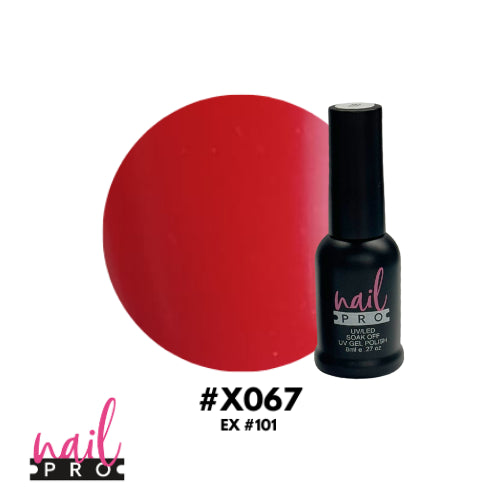 X067 Rojo italiano 8ml Nail Pro