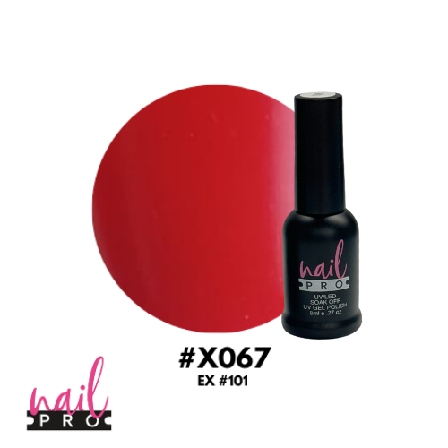 X067 Rojo italiano 8ml Nail Pro