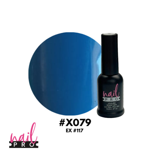 X079 Azul turquesa 8ml Nail Pro