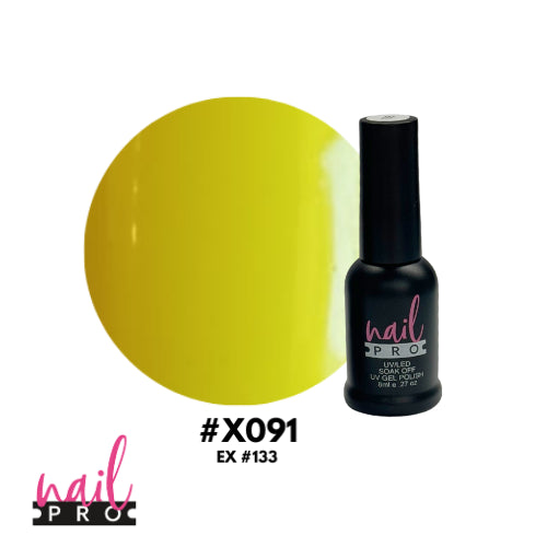 X091 Amarillo Fluor 8ml Nail Pro