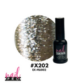 X202 Dorado glitter intenso 8ml Nail Pro