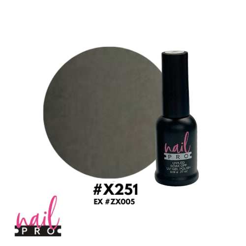 X251 Gris Claro 8ml Nail Pro