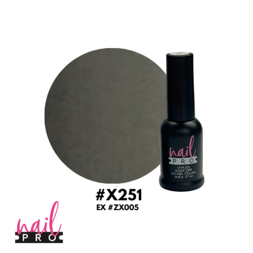 X251 Gris Claro 8ml Nail Pro