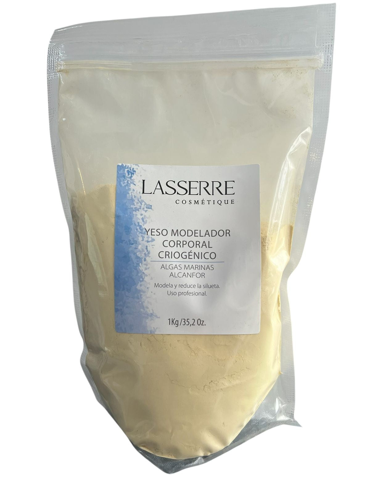 Yeso Modelador Corporal Criogénico 1kg Lasserre
